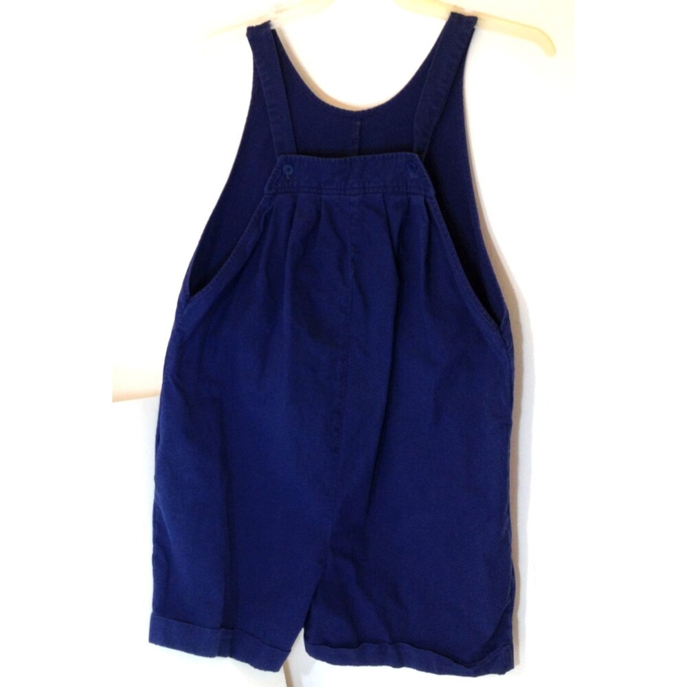 Vintage Precious Cargo Womens Cargo Shorts Overalls Blue Made in the USA Size M